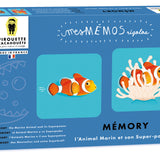 PIROUETTE CACAHOUETE - Jeu Memory - l’Animal marin et son super pouvoir