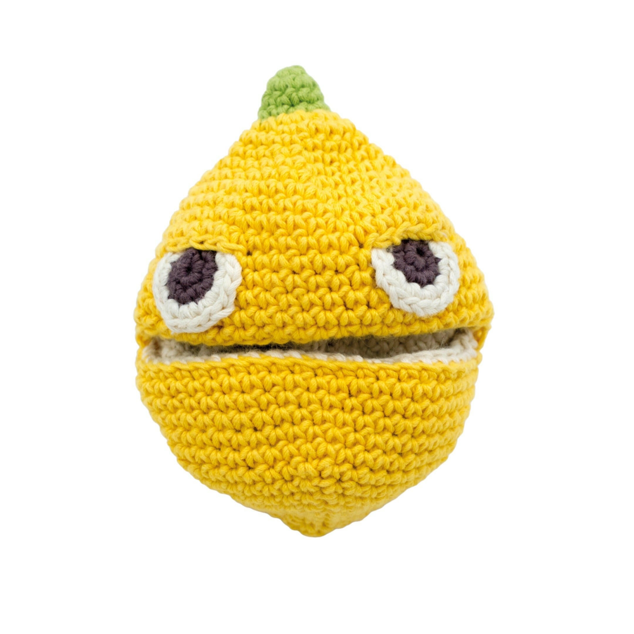 Ce jouet est une idée de cadeau originale et écologique. Réversible, il prend la forme d'un citron et se transforme en fleur. En manipulant ce jouet, l'enfant stimule sa motricité et découvre que le citron provient d'une petite fleur, une leçon en accord avec la pédagogie Montessori.