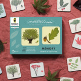 Mémo Rigolos - l'Arbre et sa feuille : Un jeu de mémoire éducatif pour enfants dès 4 ans pour découvrir les arbres et leurs feuilles.  Développe mémoire et observation tout en s'amusant. Parfait pour les enfants et la famille !