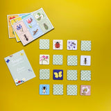 Mémo Rigolos - L'Insecte et la Fleur : Un jeu de mémoire éducatif pour enfants dès 4 ans. Associez insectes et fleurs pour développer mémoire et observation. Illustré, écologique et sans plastique. Idéal pour la famille !