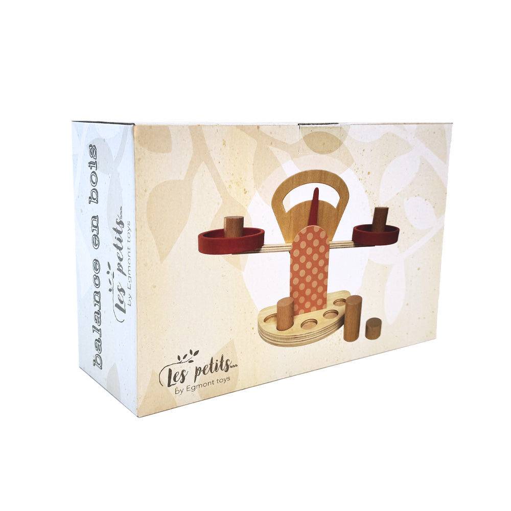 Découvrez notre balance en bois pour enfants, idéale pour le jeu d'imitation et l'apprentissage des poids. Durable, écologique et éducative, parfaite dès 3 ans