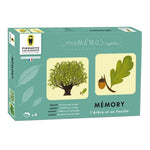 Mémo Rigolos - l'Arbre et sa feuille : Un jeu de mémoire éducatif pour enfants dès 4 ans pour découvrir les arbres et leurs feuilles.  Développe mémoire et observation tout en s'amusant. Parfait pour les enfants et la famille !