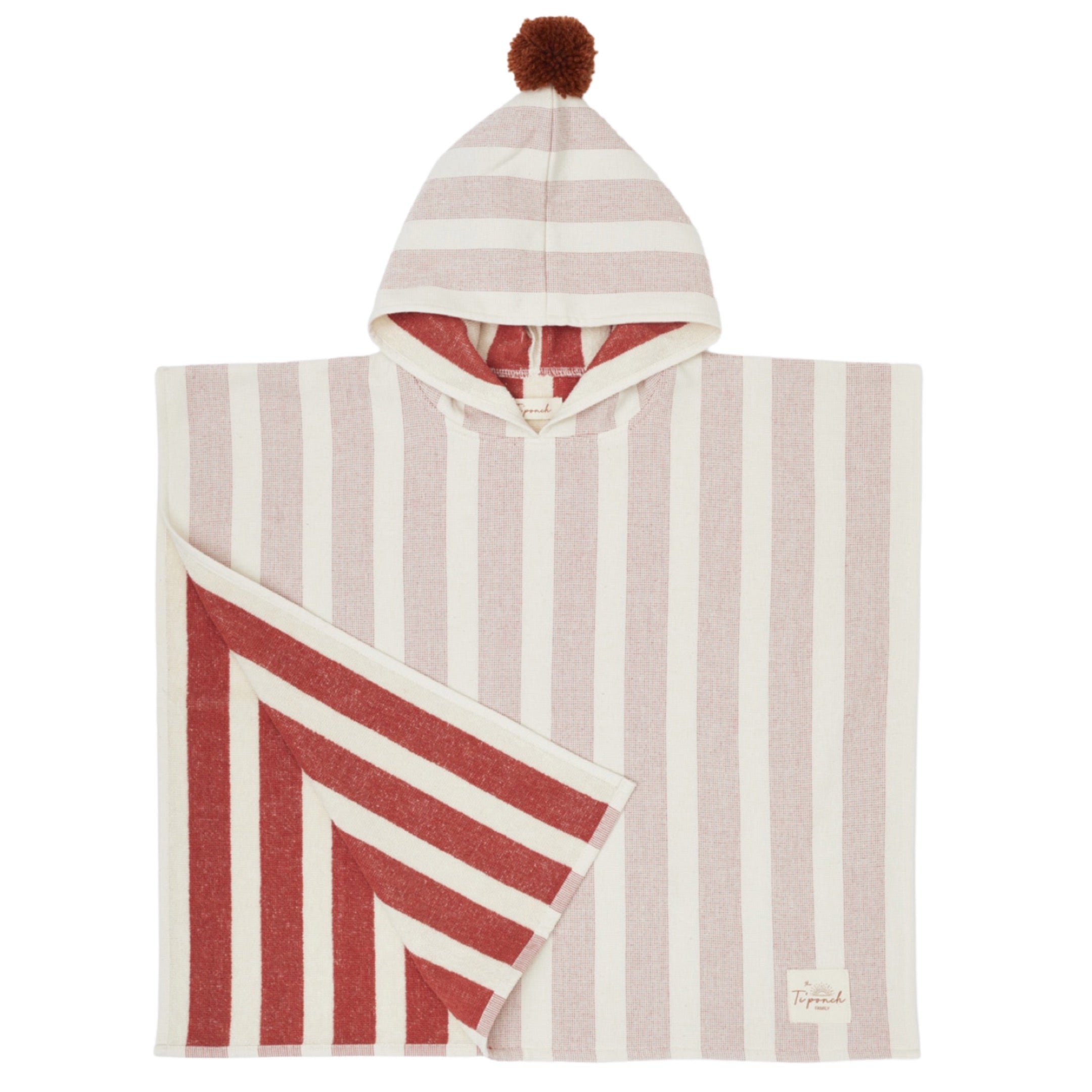 Découvrez le poncho de plage enfant en 100% coton biologique avec capuche et intérieur éponge. Confortable et pratique, idéal pour la plage, la piscine et les vacances. Tailles de 0 à 3 ans. Séchage rapide, doux et écologique. Chez PABO, tous nos produits sont proposés à des prix réduits en raison d'imperfections.