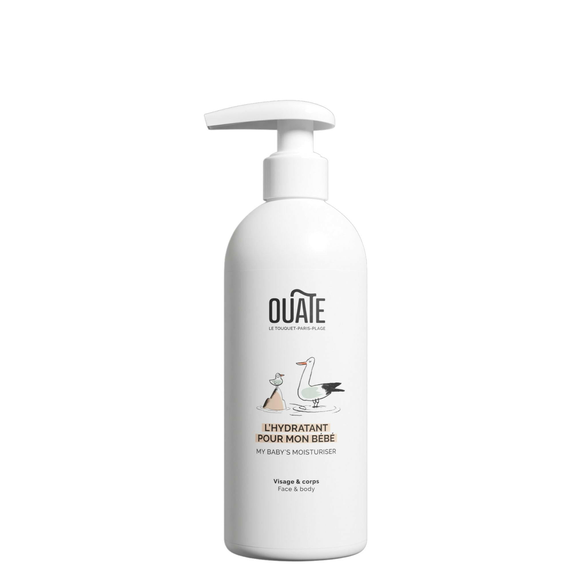 Découvrez l'hydratant Bébé, hypoallergénique et sans parfum, idéal pour les peaux sensibles des 0-3 ans. +98% d'origine naturelle, testé dermatologiquement. Fabriqué en France.