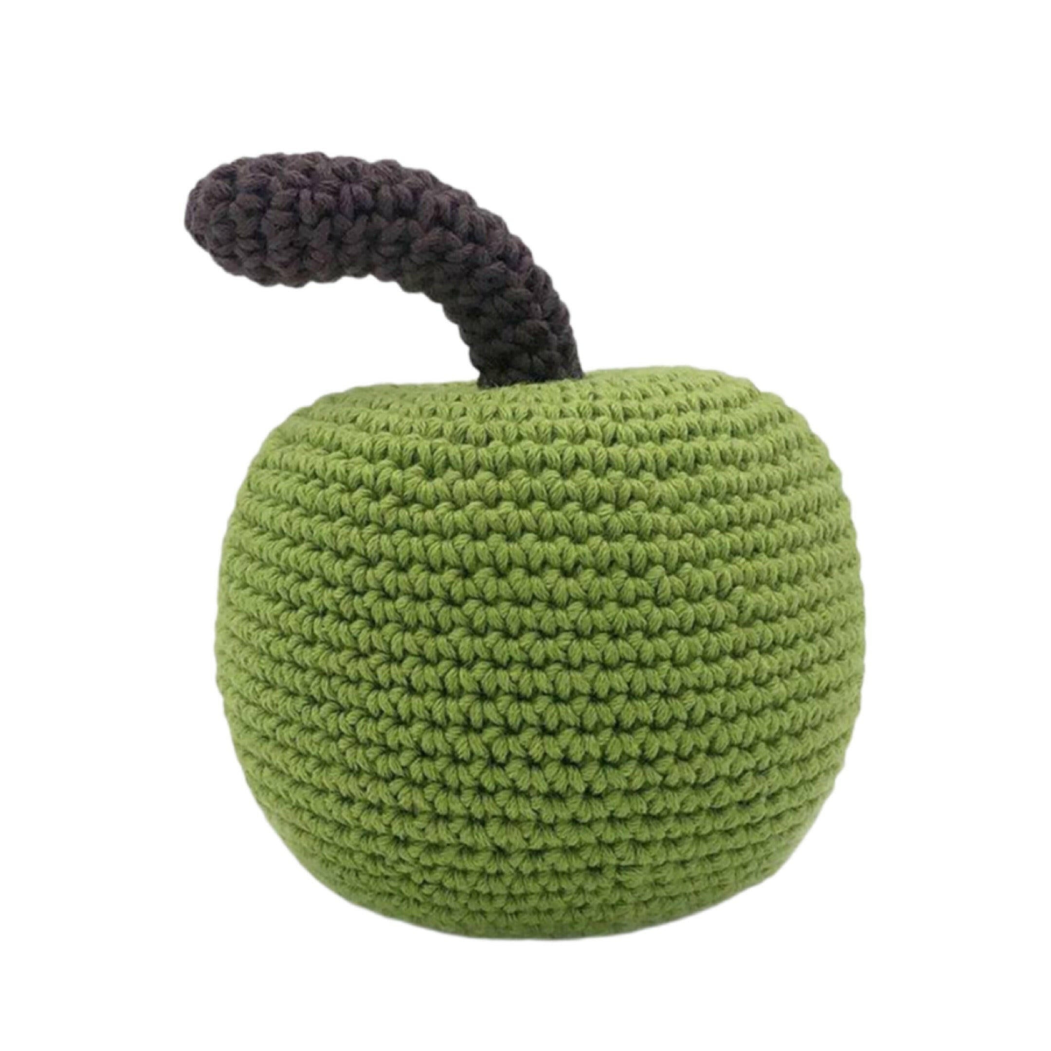 Ce jouet est une idée de cadeau originale et écologique. Réversible, il prend la forme d'une pomme et se transforme en fleur. En manipulant ce jouet, l'enfant stimule sa motricité et découvre que la pomme provient d'une petite fleur, une leçon en accord avec la pédagogie Montessori.