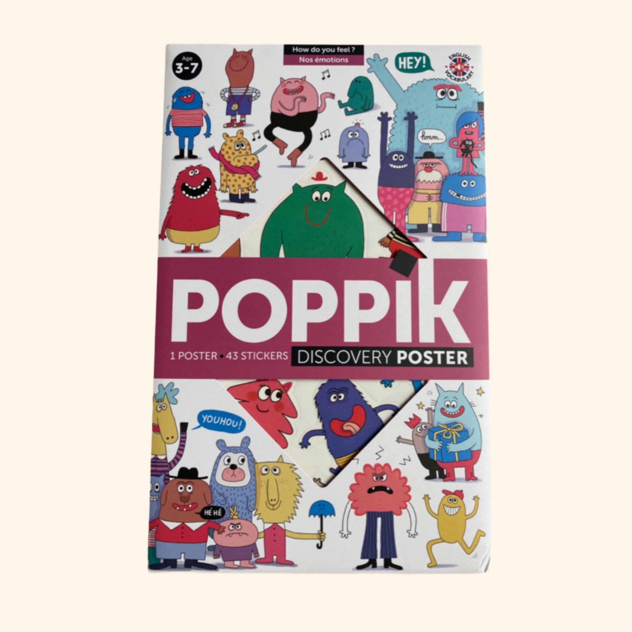 Offrez à votre enfant une expérience enrichissante avec notre poster pédagogique les émotions, conçu par la talentueuse designer Delphine Durand. Adapté à tous les publics dès l'âge de 3 ans, ce kit comprend tout ce dont votre enfant a besoin pour explorer et comprendre une variété d'émotions de manière ludique et interactive.