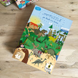 PIROUETTE CACAHOUETE - Puzzle dinosaures - 192 pièces